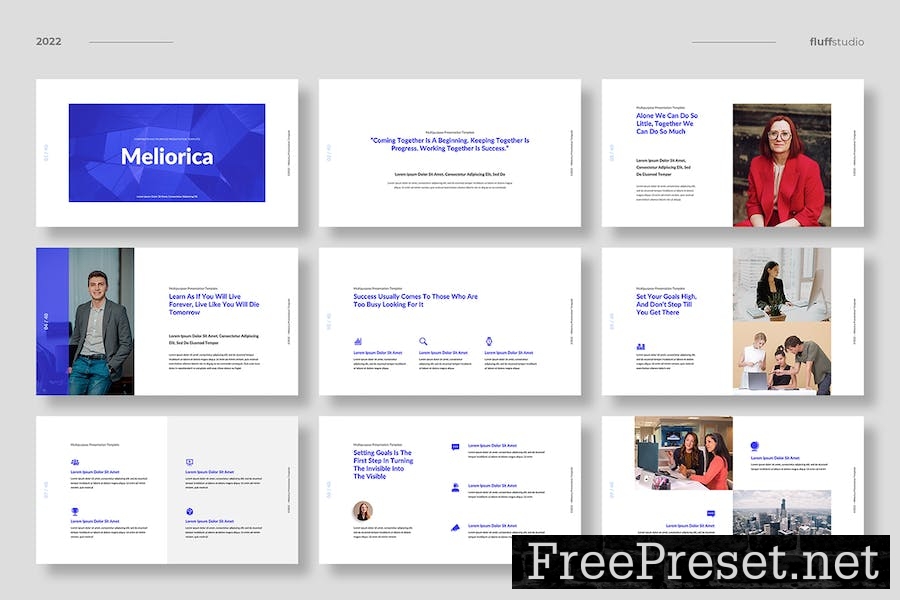 Meliorica - Business Google Slides Template TPKRMLJ