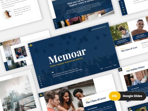 Memoar - University & School Google Slide Template FG6QS2B