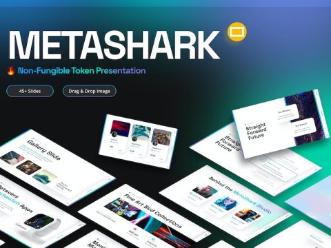 MetaShark Creative NFT Google Slides Template UNRS4E9