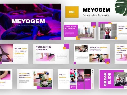 Meyogem - Yoga Minimalism Google Slides Template VUVF5LQ