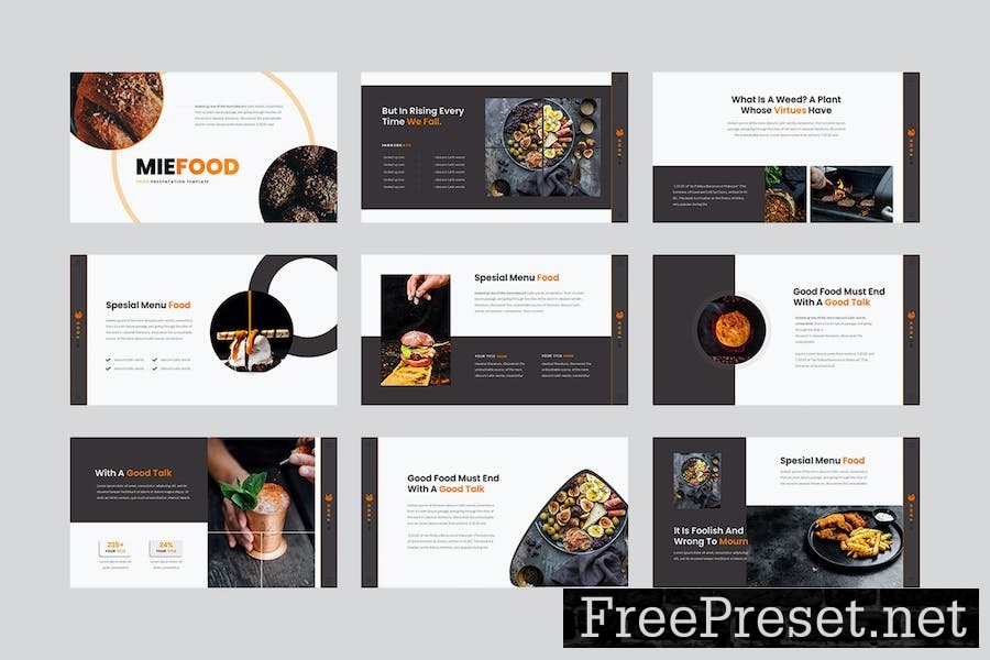 Miefood - Business Google Slides Template C5XXSZ9