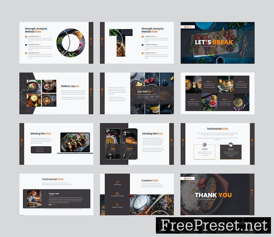 Miefood - Business Google Slides Template C5XXSZ9