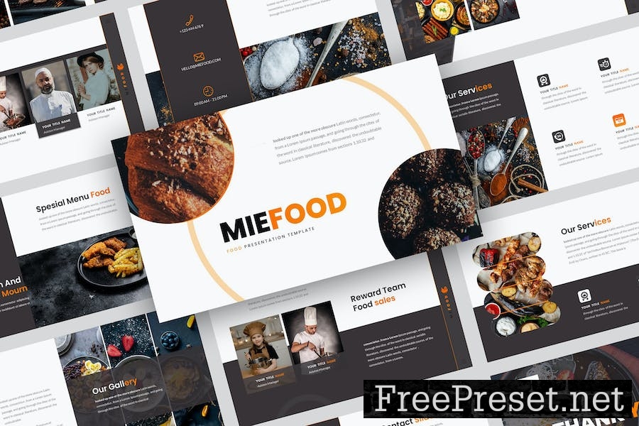 Miefood - Business Google Slides Template C5XXSZ9