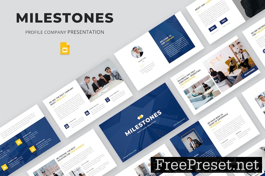 Milestones - Business Multipurpose Google Slide AXY6YMM