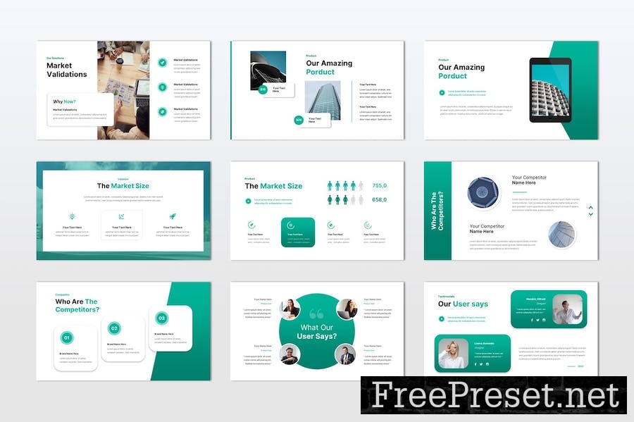 Minimal Pitch Deck Google Slides Template R5K3YHC