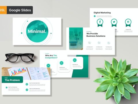 Minimal Pitch Deck Google Slides Template R5K3YHC