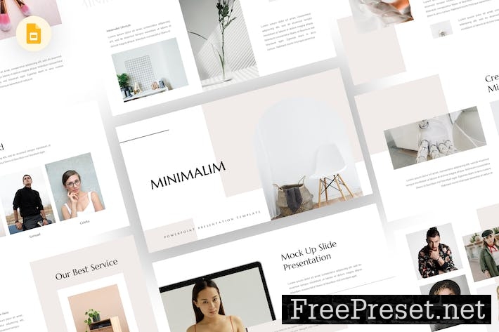 Minimalim - Minimalist Google Slides Template 8W5GYFF