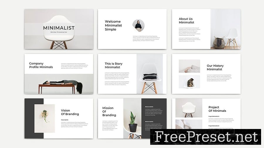 MINIMALIST - Keynote Template SNFBUX8