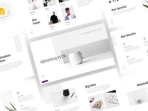 Minimalistr - Minimal Google Slides Template WS8YL9Y