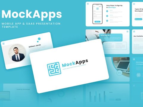 MockApps - Mobile App Google Slides Templates YT273KW