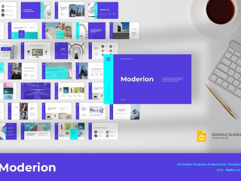 Moderion - Minimalist Google Slides Template 7R3ZQYL