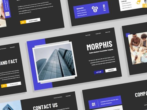 Modern Gray Blue Company Profile Presentation 008