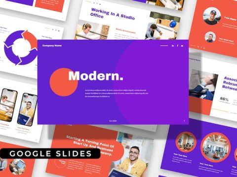 Modern - Pitching Business Company Google Slides ZQRLJ35