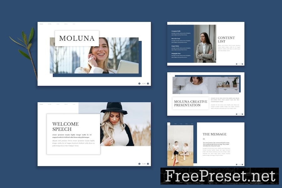 Moluna - Google Slide Template KYH5TQG