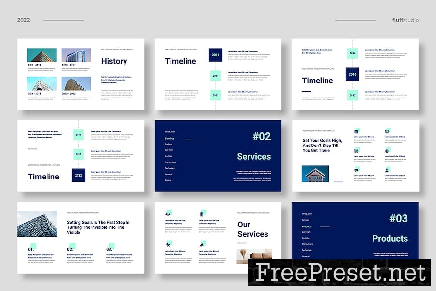 Monexa - Business Google Slides Template 5FJU4ET