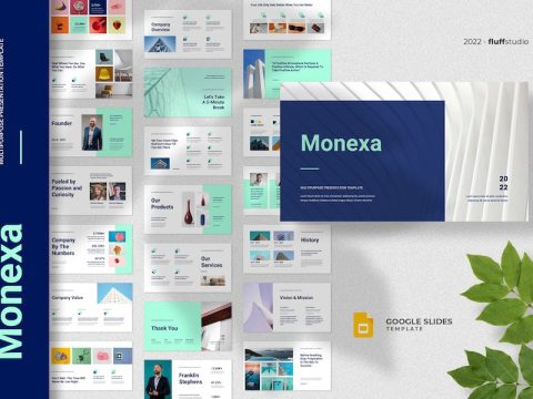 Monexa - Business Google Slides Template 5FJU4ET