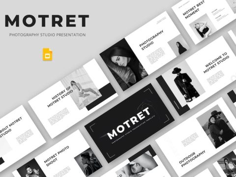 Motret - Photography Studio Google Slide Template 8HEAR79