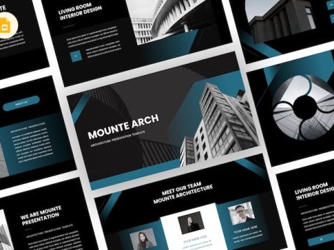 Mounte Arch - Architecture Google Slides Template 552FKDF