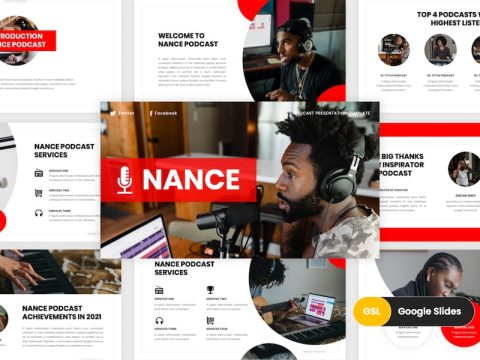 Nance - Podcast Google Slides Template EGXTFVQ