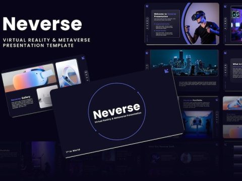 Neverse - Metaverse Google Slide Template K4NBZ99