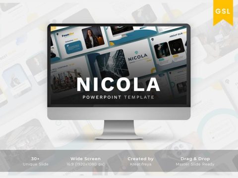 Nicola - Creative Business Google Slide Template L3U3NBQ