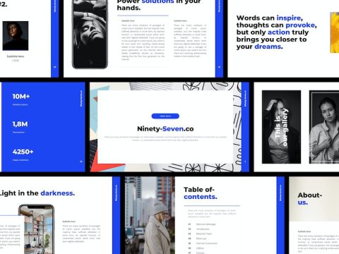 Ninety-Seven Google Slides Template A22JMYT