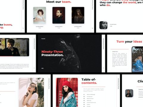 Ninety-Three Google Slides Template BLJ3BAZ