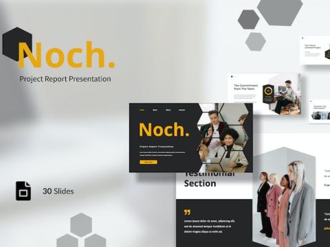 Noch - Project Report Presentation Google Slides BYD6GM3