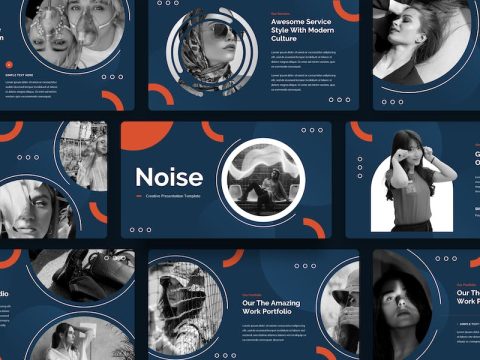 Noise - Creative Google Slide Template WGJ3WY9