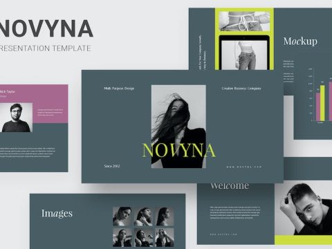 Novyna - Business Lookbook Google Slides Template JD36TKG