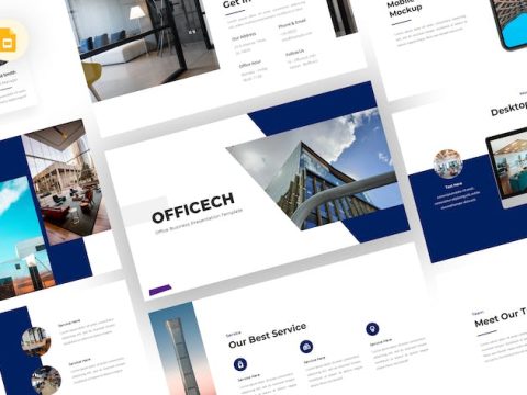 Officech - Business Google Slides Template WGZ22H5