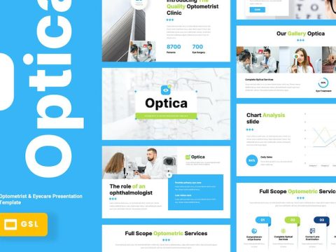 Optica - Optometrist Google Slides Template 2GMGXDM