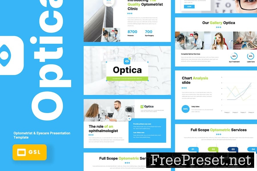 Optica - Optometrist Google Slides Template 2GMGXDM