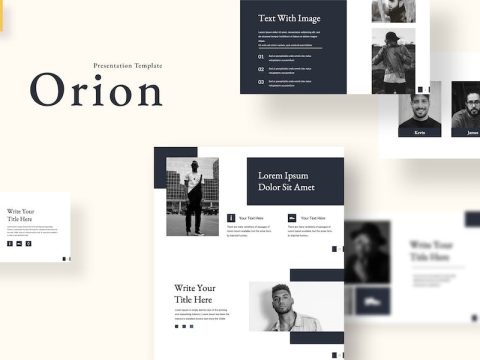 Orion - Clean Google Slides Template NWPRMBJ