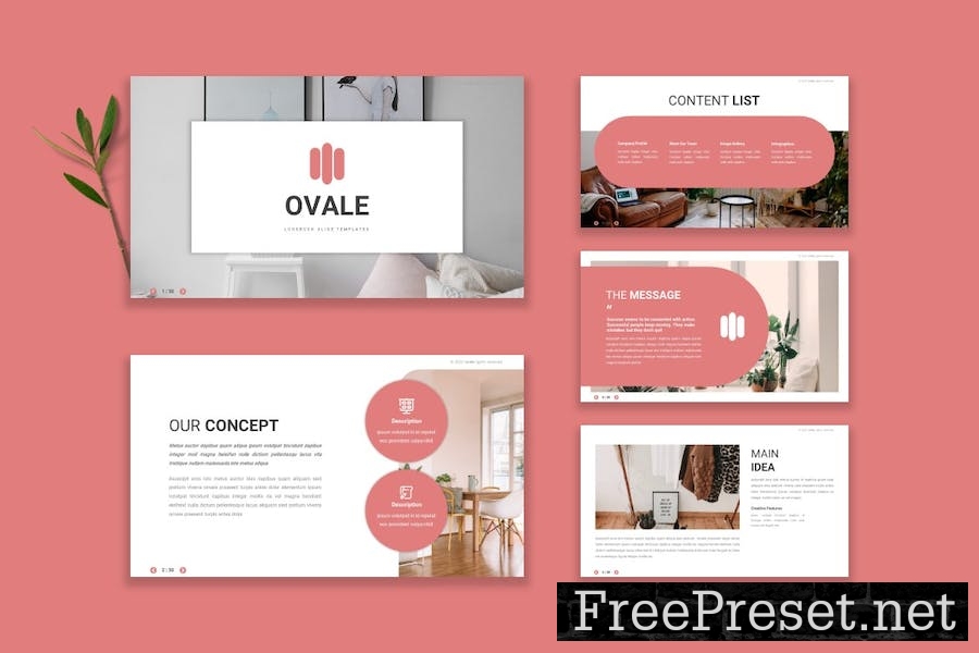 Ovale - Google Slide Template 25EFE9D