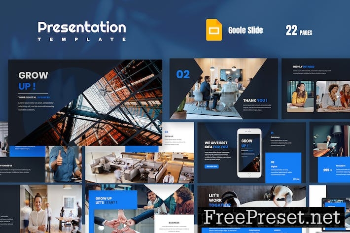 Pady Business Google Slide Presentation Template 4FLVZXW