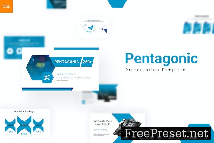 Pentagon - Google Slides Template XQHM8E6