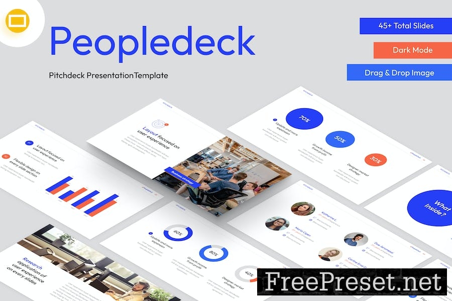 People Deck Professional Google Slides Template RJGWRME