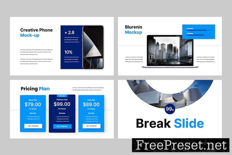 Pitch Deck Google Slides Template GUE4658