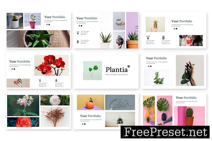 Plantia - Google Slides Template FEVA4K6