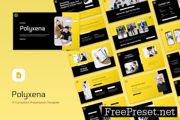 Polyxena - IT Consultant Google Slides Template PQWEXA7