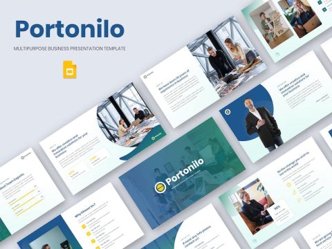 Portonilo - Multipurpose Business Google Slide VGRN5NF