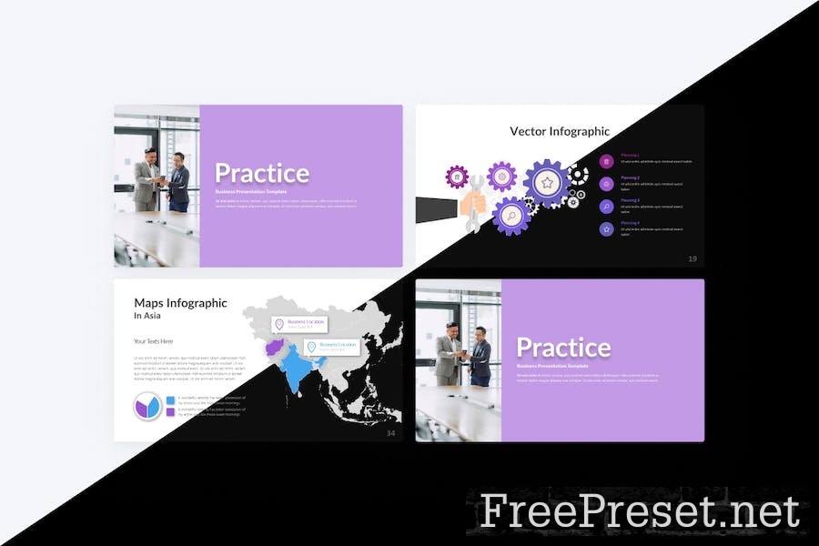 Practice Business Google Slides Template 3V8LJ4T