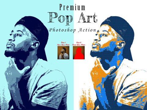 Premium Pop Art Photoshop Action 10304729