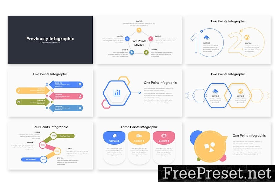 Previously Infographic - Google Slides Template 2DC2T7K