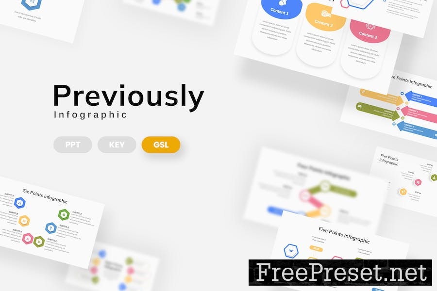 Previously Infographic - Google Slides Template 2DC2T7K