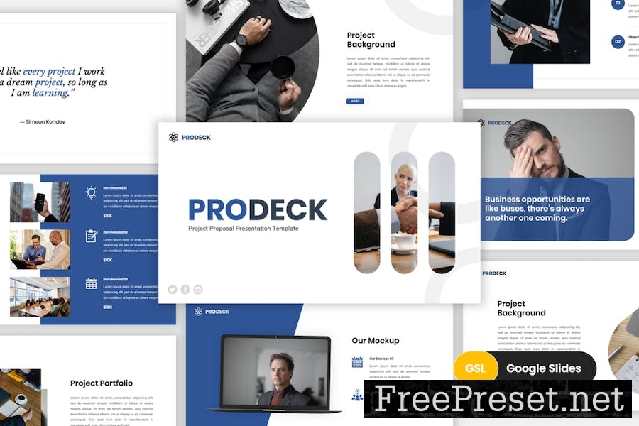 Prodeck - Project Proposal Google Slides Template E6QGNSZ