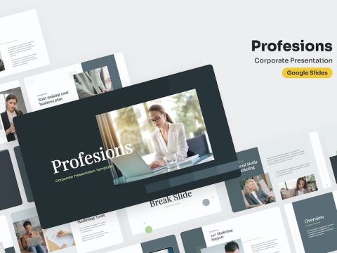 Profesions - Corporate Google Slides Presentation 9ER8JCF