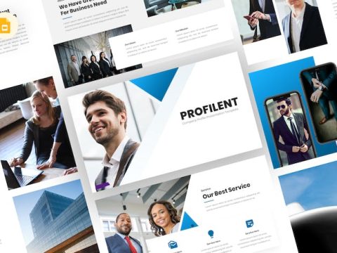 Profilent - Company Profile Google Slides Template HR4WANA