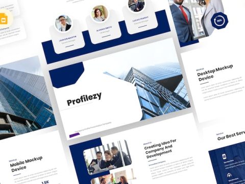 Profilezy - Company Profile Google Slides Template